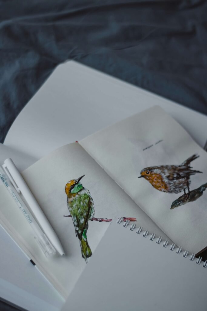 Art journaling for mental health