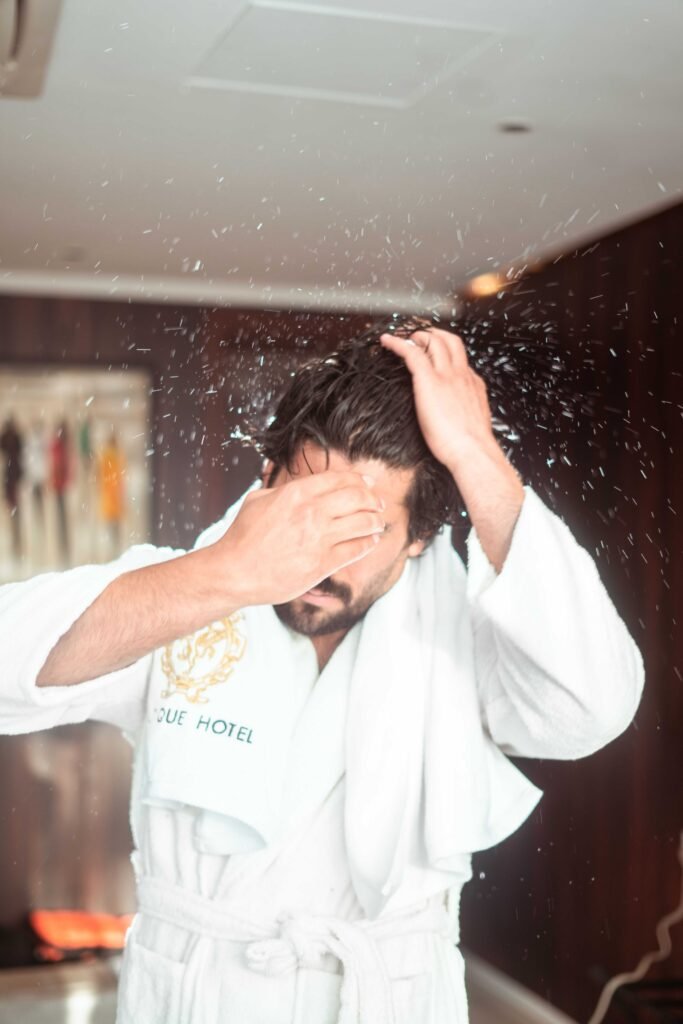 hair care routine for men